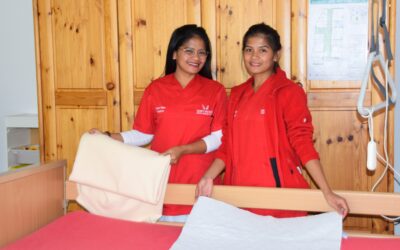 Philippinische Zwillinge bereichern das Team der Sozialstation